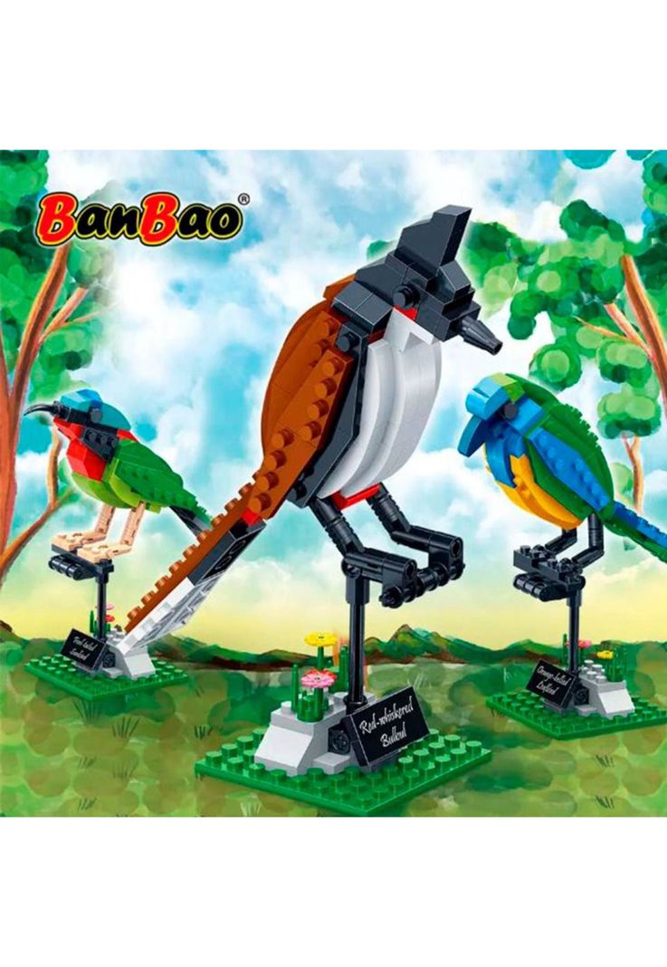 Set de Bloques Armables Pájaros Banbao-3