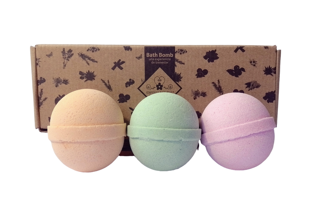Bombas De Baño Efervescentes Mix Caja 3 Un. 160 G c/u-0