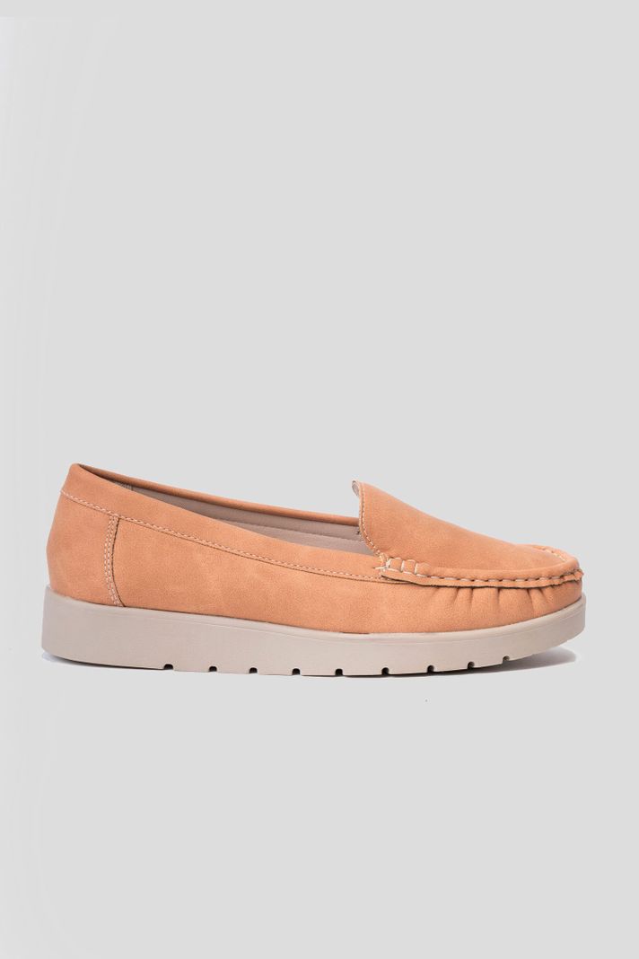 Mocasín Mujer Camel Eladia Thunder Blue-0