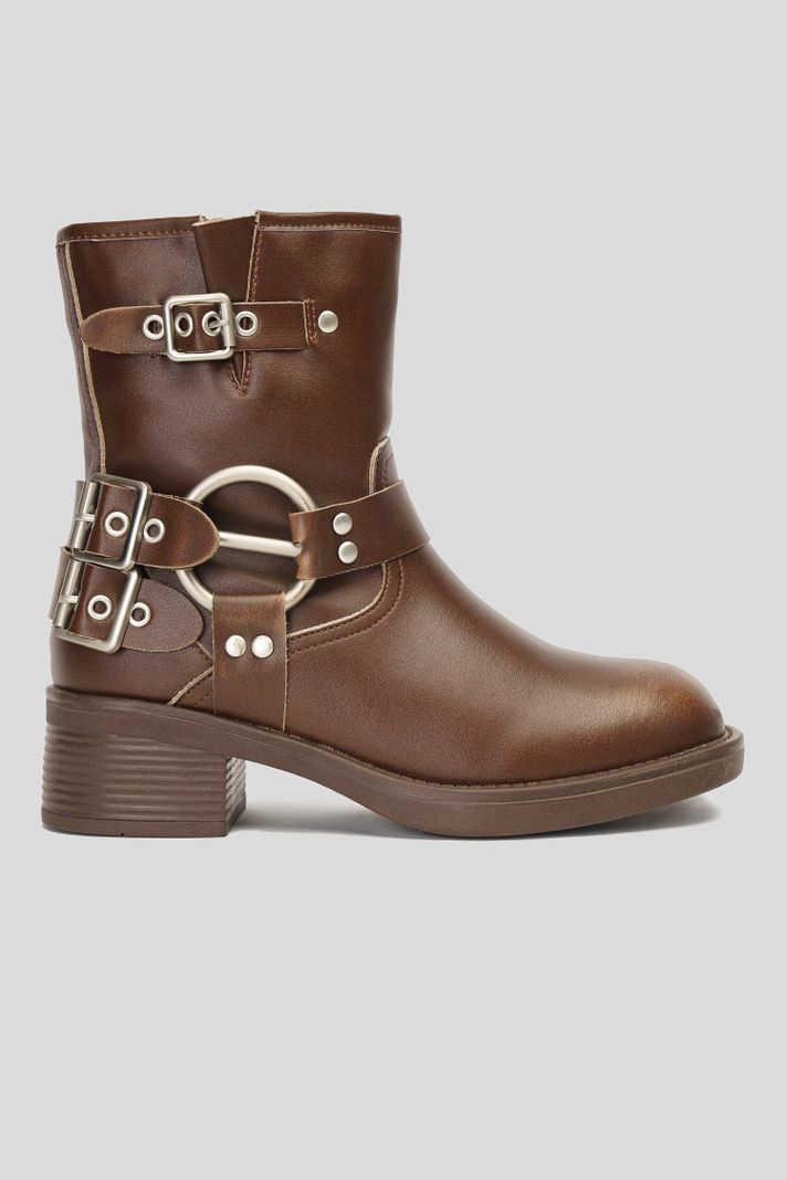 Bota Mujer Café Dahia Thunder Blue-0