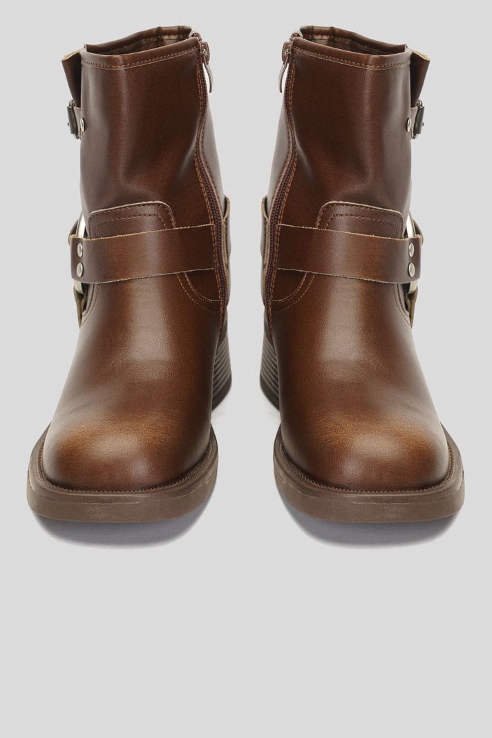 Bota Mujer Café Dahia Thunder Blue-3
