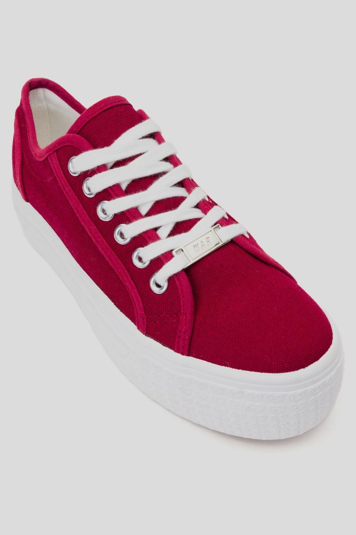 Zapatilla Mujer Burdeo War Chancleta-2