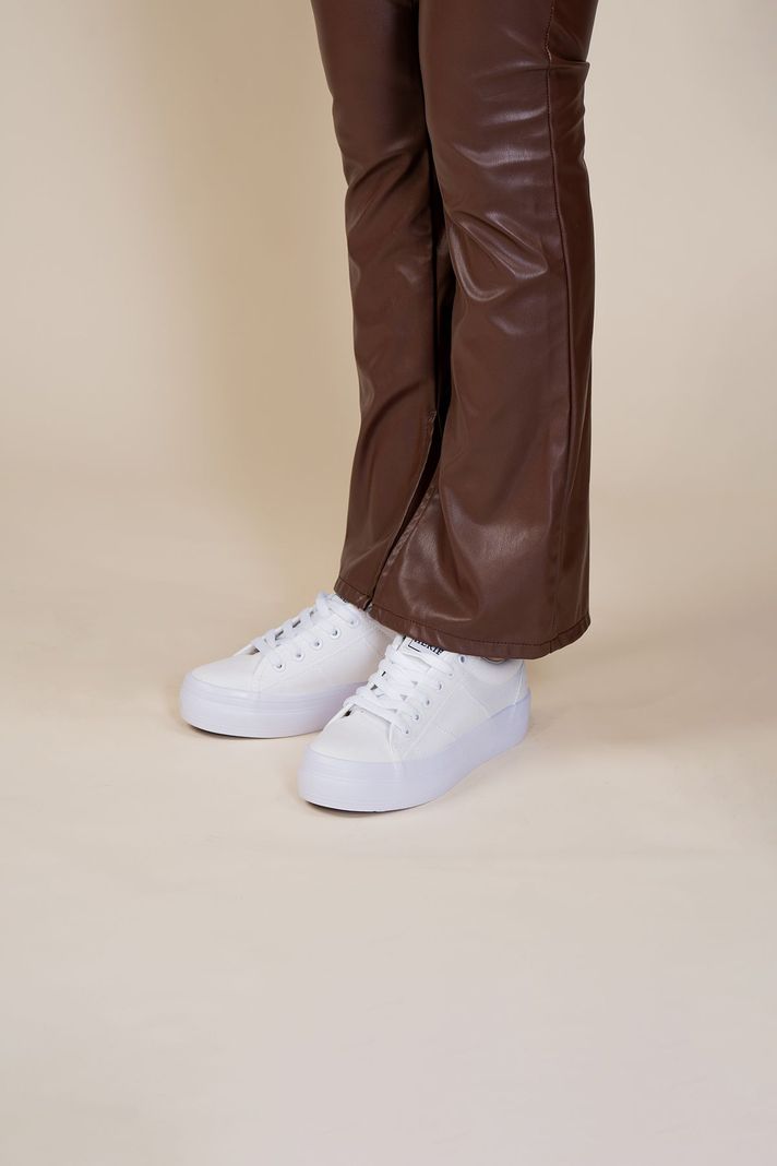 Zapatilla Mujer Blanco Colomba Chancleta-4