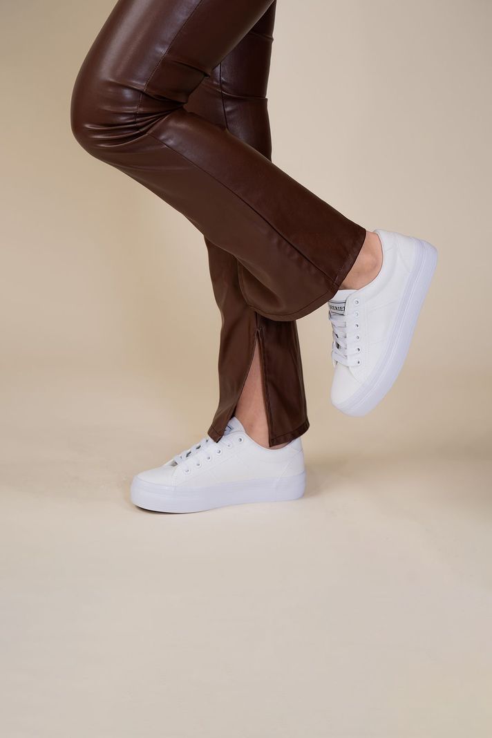 Zapatilla Mujer Blanco Colomba Chancleta-3