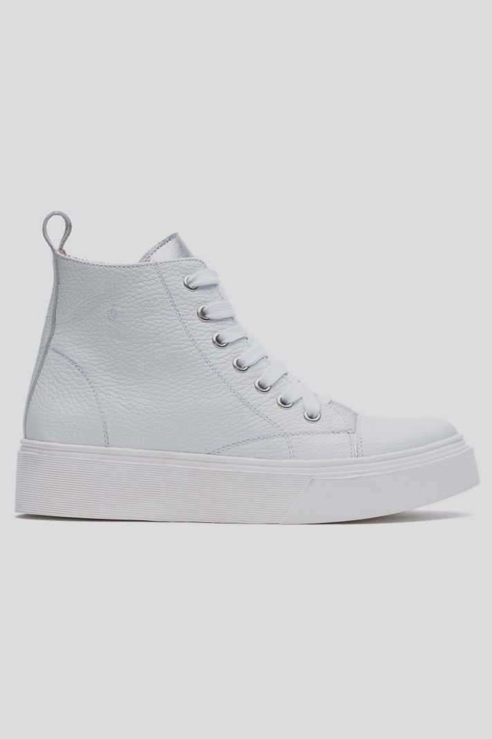 Zapatilla Cuero Futrono Blanca Barrientos-0