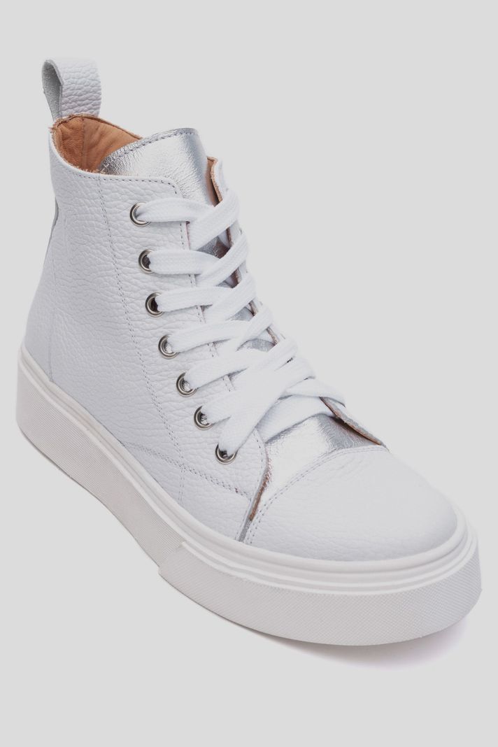 Zapatilla Cuero Futrono Blanca Barrientos-2
