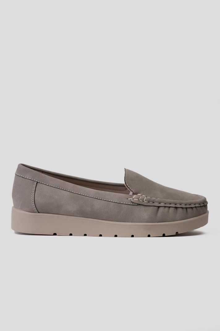 Mocasín Mujer Gris Eladia Thunder Blue-0