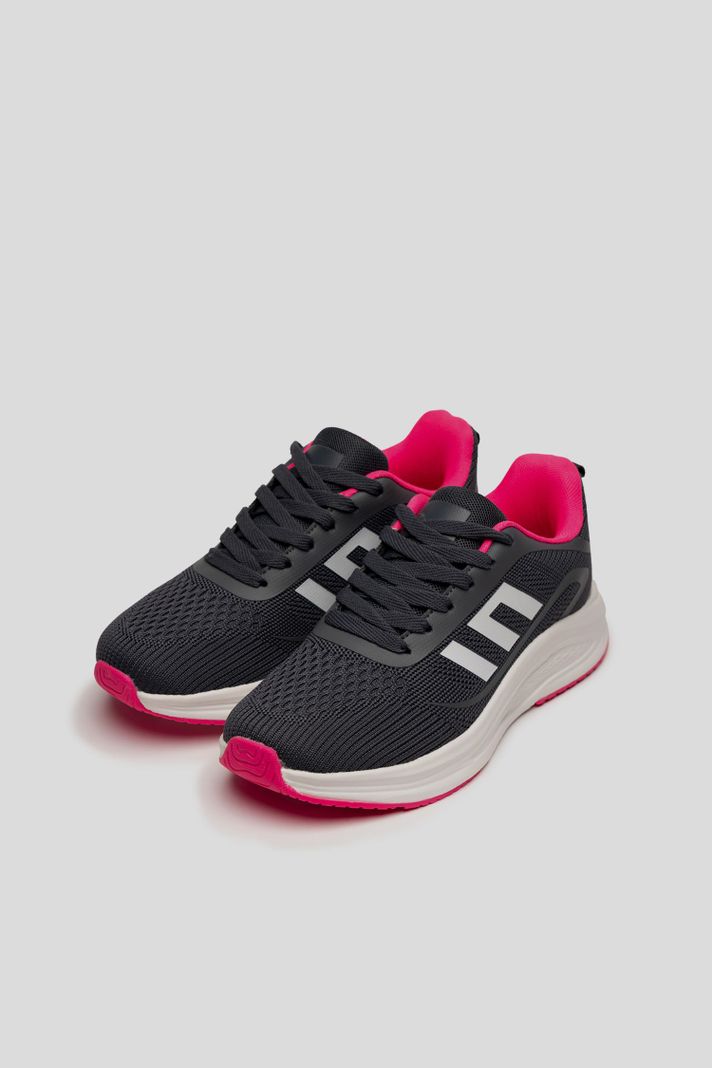 Zapatilla Mujer Gris Rosa Triale Chinitown-2