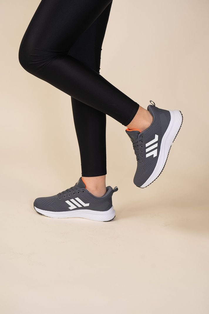 Zapatilla Mujer Gris Andrea Apóstol-1