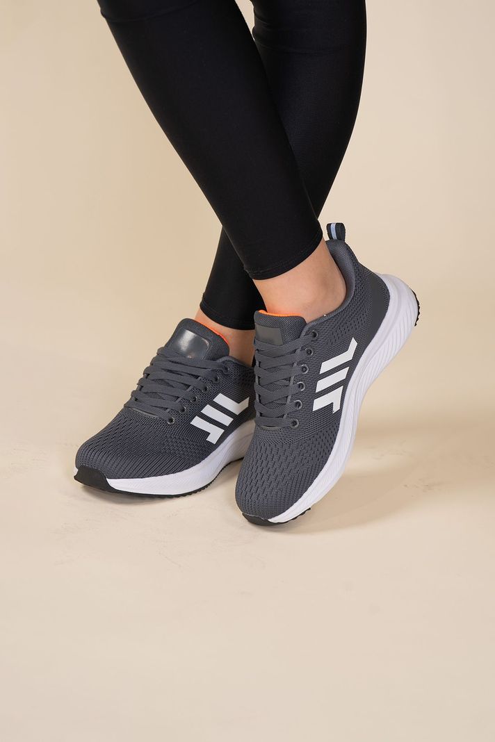 Zapatilla Mujer Gris Andrea Apóstol-6