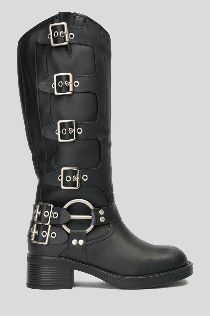 Bota Mujer Negro Farid Thunder Blue-0