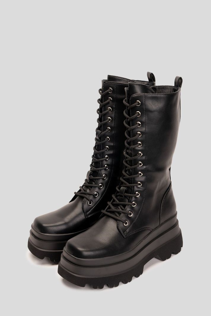 Bota Larga Mujer Negro Kyara Chinitown-1