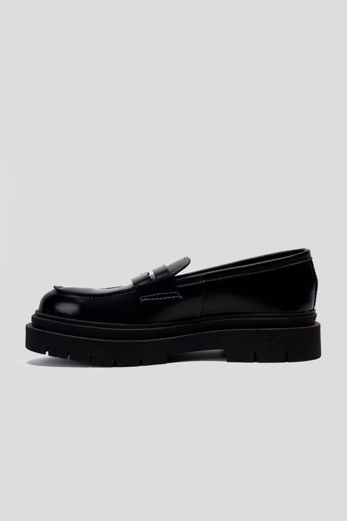Mocasín Cuero Mediterraneo Negro Landazuri-1