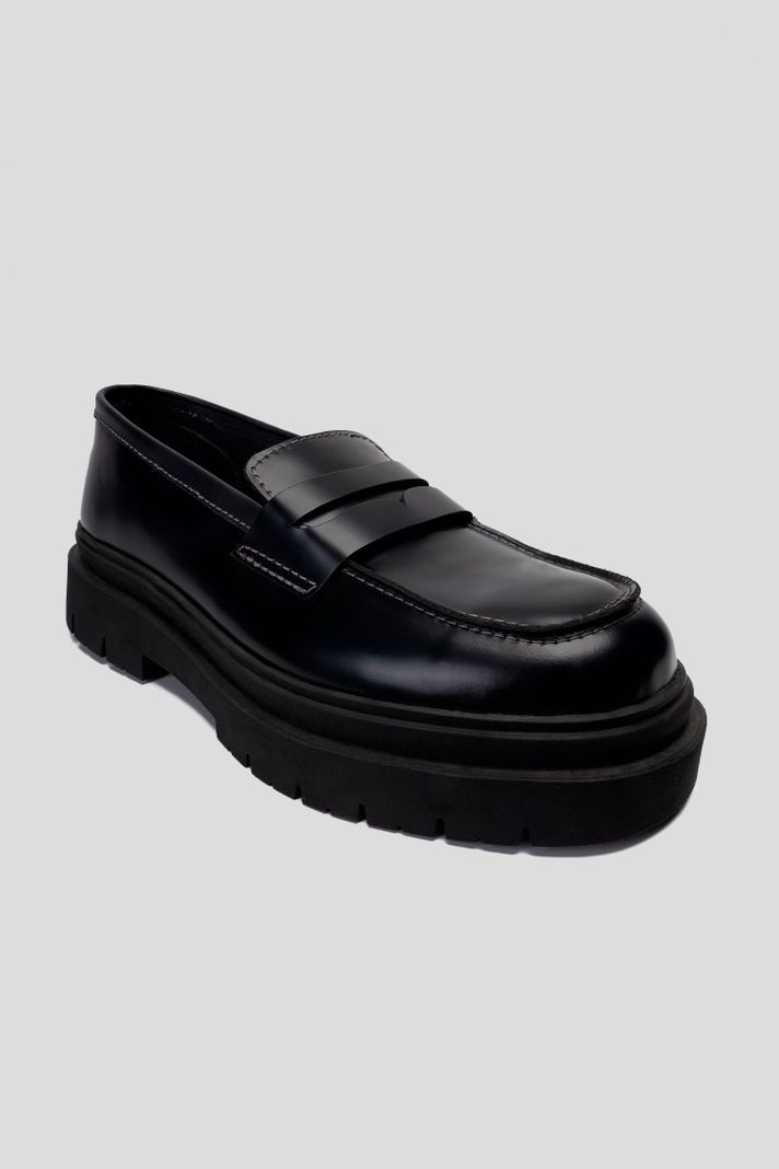 Mocasín Cuero Mediterraneo Negro Landazuri-2