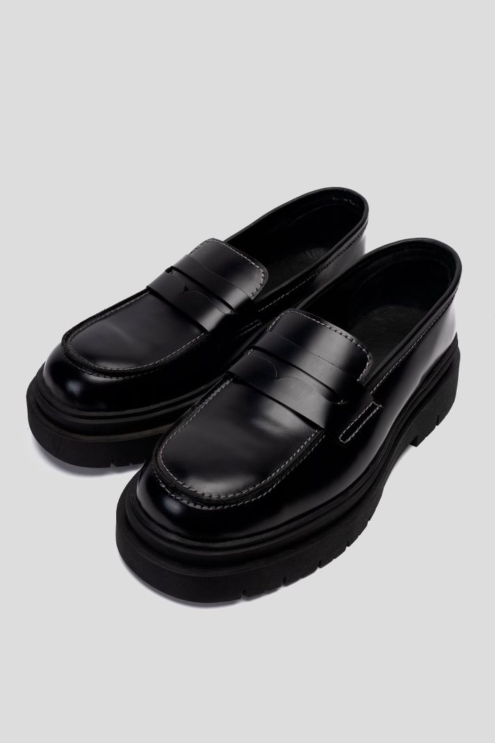 Mocasín Cuero Mediterraneo Negro Landazuri-3