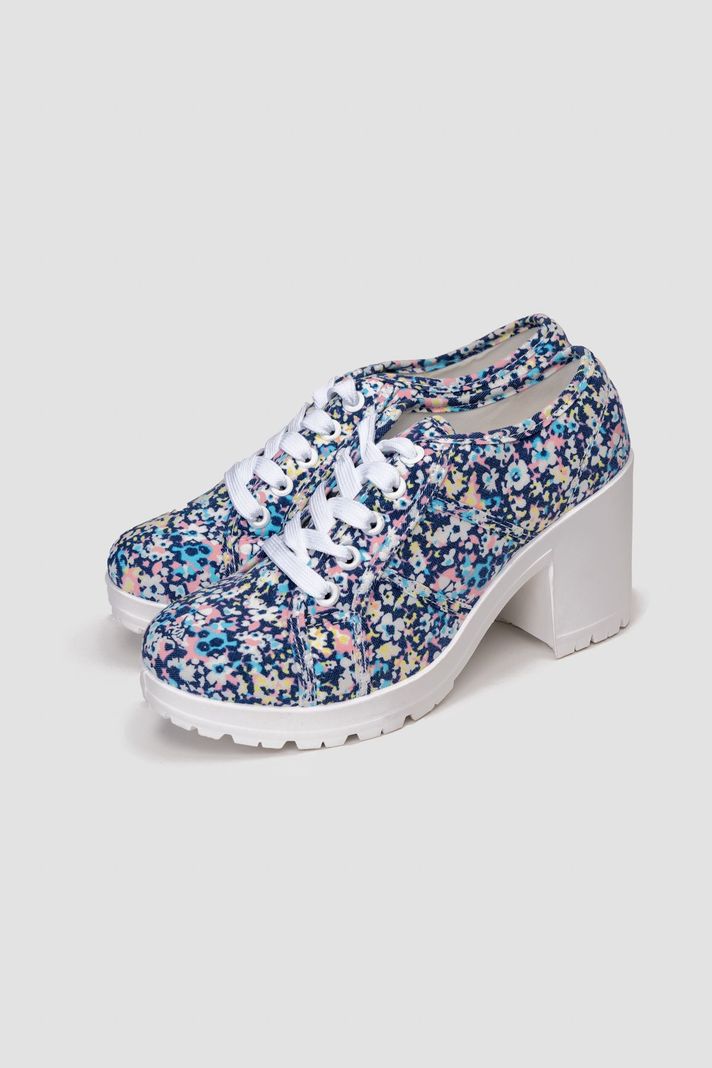 Zapatilla Mujer Azul Nayara Carbin-2