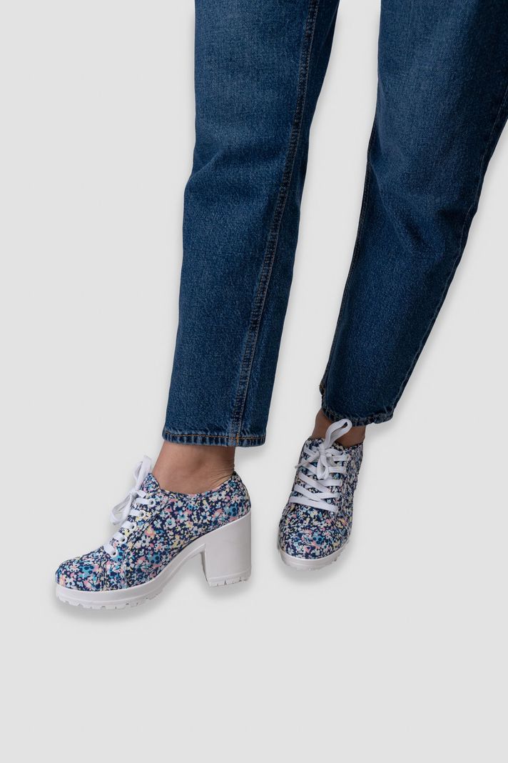 Zapatilla Mujer Azul Nayara Carbin-3