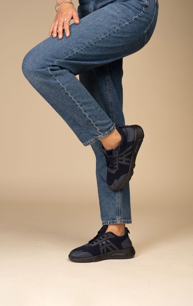 Zapatilla Deportiva Mujer Azul Audrey Chinitown-1