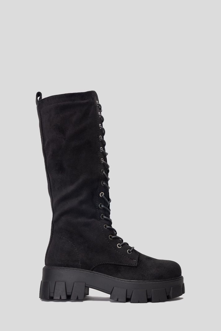 Bota Larga Mujer Negro Lagertha Chinitown-0