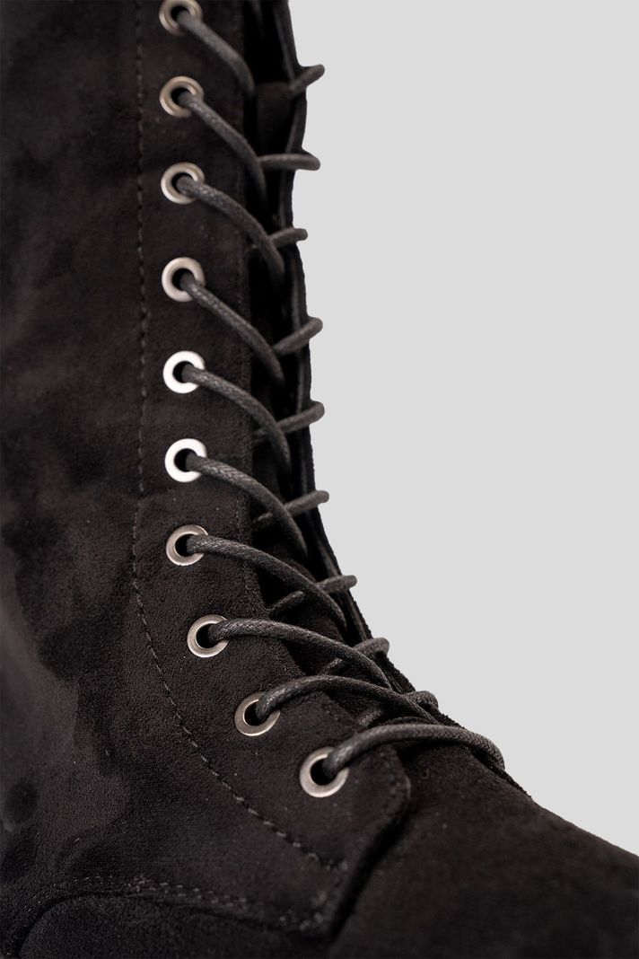 Bota Larga Mujer Negro Lagertha Chinitown-3