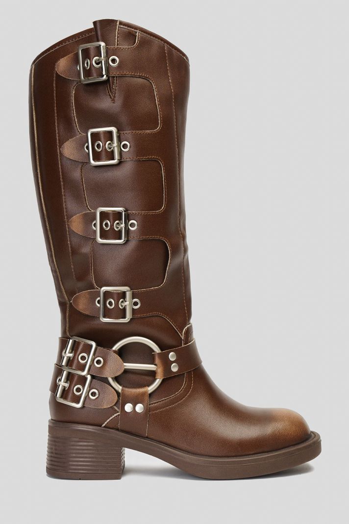 Bota Mujer Café Farid Thunder Blue-0