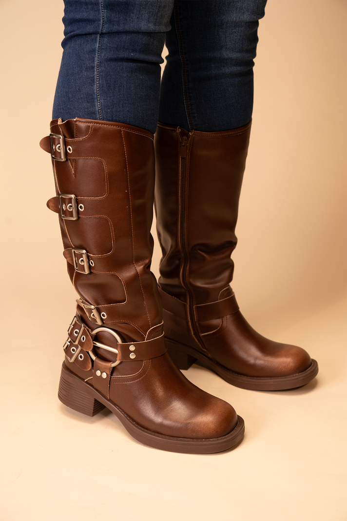 Bota Mujer Café Farid Thunder Blue-1