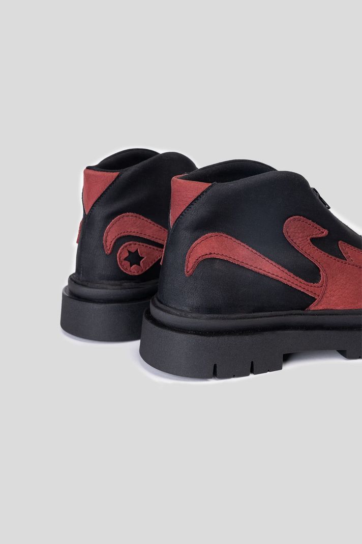 Zapatilla Cuero Cygnus Burdeo Wine Landazuri-9