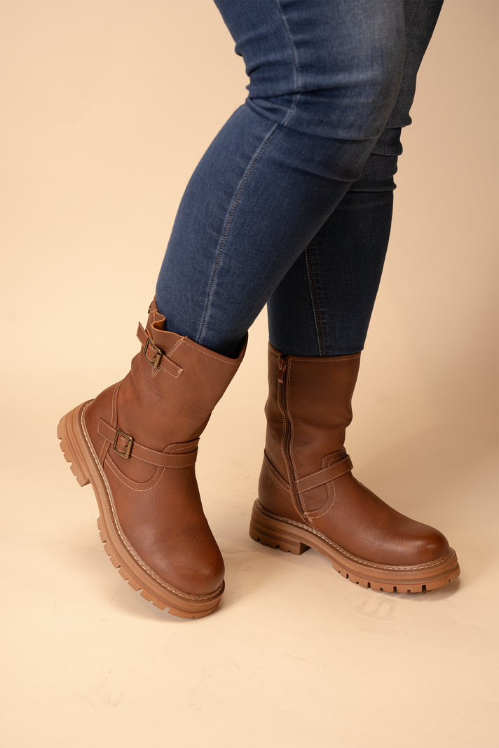 Bota Mujer Café Azahar Chinitown-1