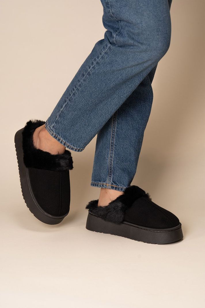 Pantufla Mujer Negro Odie Chinitown-3