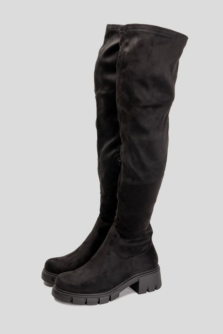 Bota Larga Mujer Negro Darinka Chinitown-1