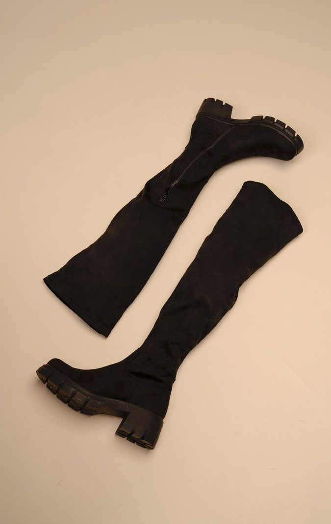 Bota Larga Mujer Negro Darinka Chinitown-3