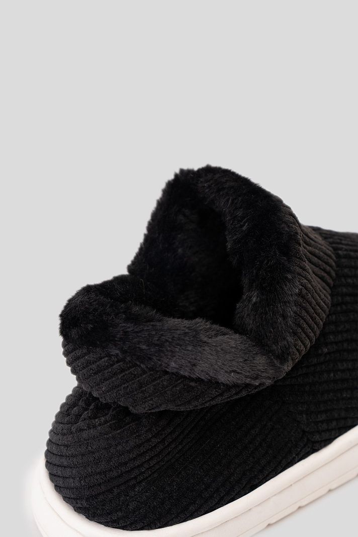 Pantufla Hombre Negro Borla Chinitown-1