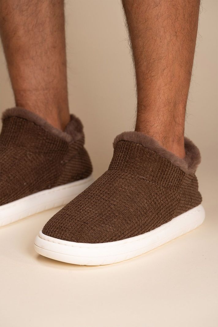 Pantufla Hombre Café Borla Chinitown-1