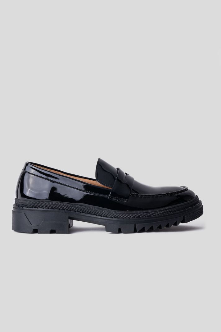 Mocasín Urbano Sebago Negro Charol Zameta-0