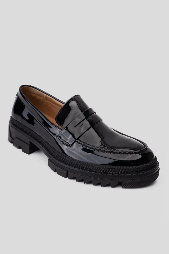 Mocasín Urbano Sebago Negro Charol Zameta-1