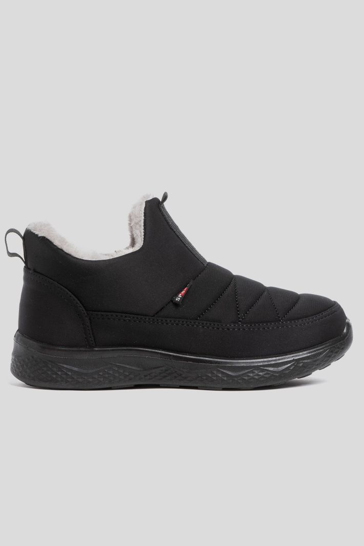 Zapatilla Hombre Negro Mozón Chancleta-0