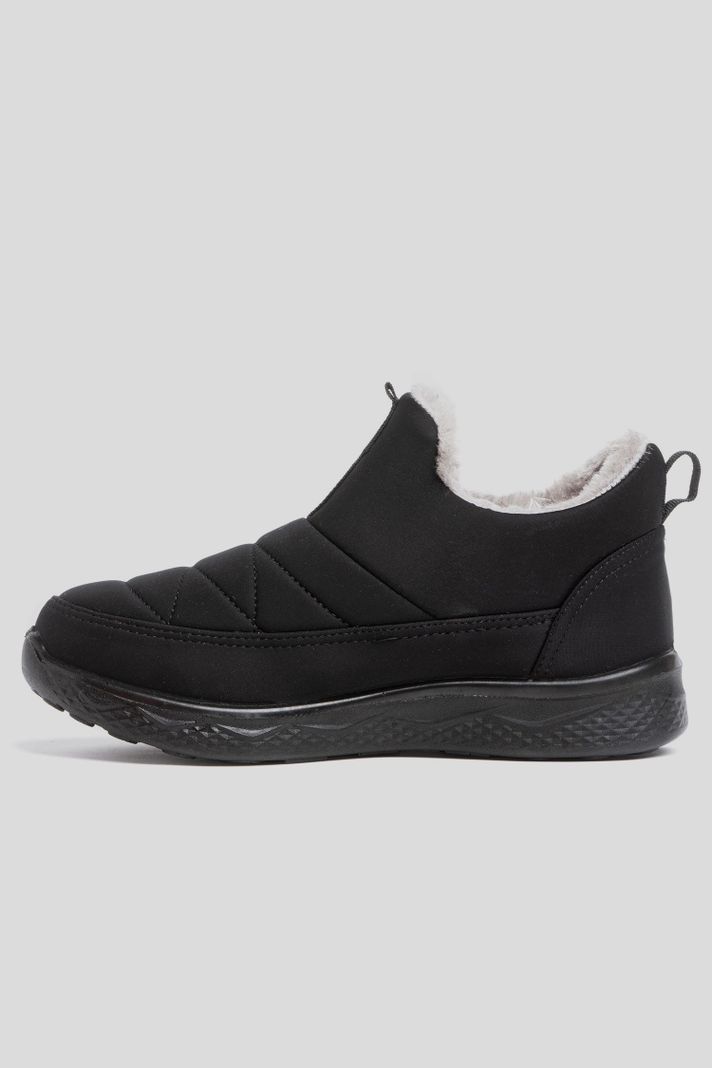 Zapatilla Hombre Negro Mozón Chancleta-1