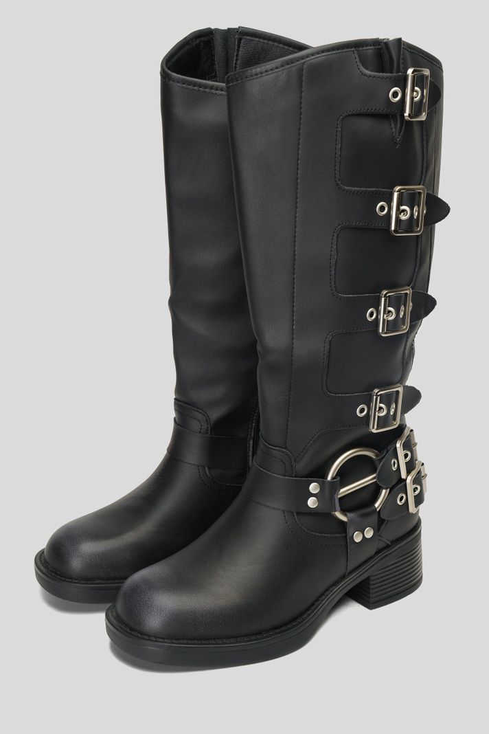Bota Mujer Negro Balmoral Zameta-1