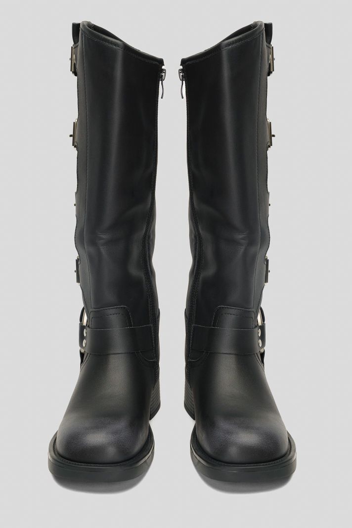 Bota Mujer Negro Balmoral Zameta-2