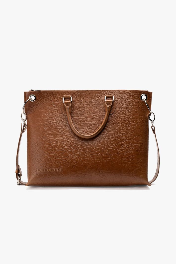 Bolso de Disenador Cafe Cantera Landazuri