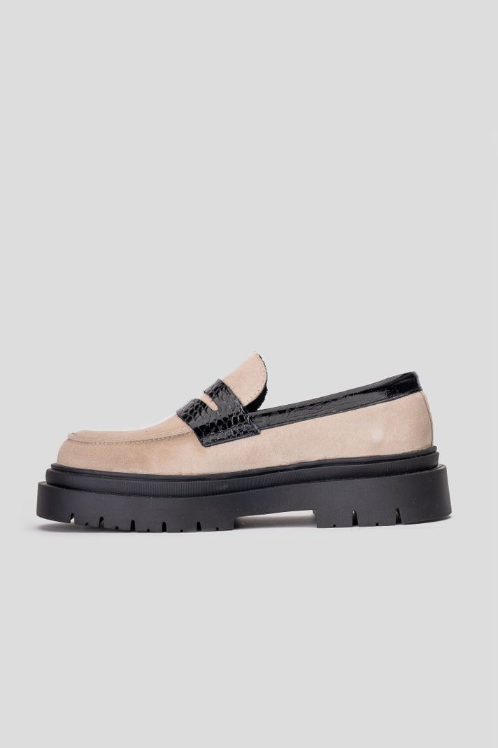 Mocasín Cuero Mármara Beige Landazuri-1