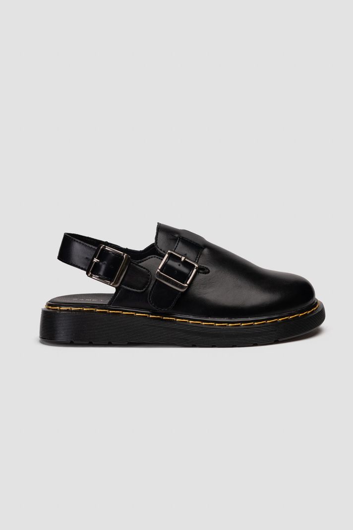 Sandalia Mujer Negro Adara Mule Zameta-0