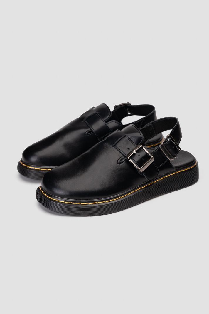 Sandalia Mujer Negro Adara Mule Zameta-1