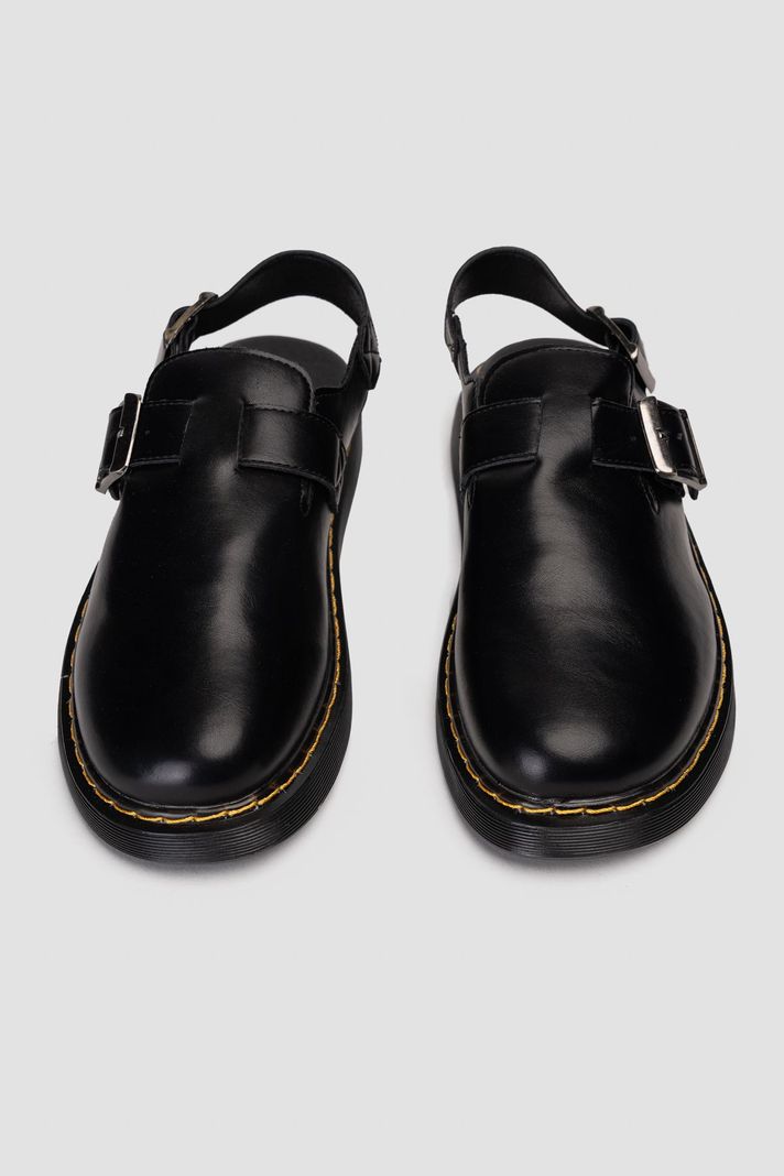 Sandalia Mujer Negro Adara Mule Zameta-2