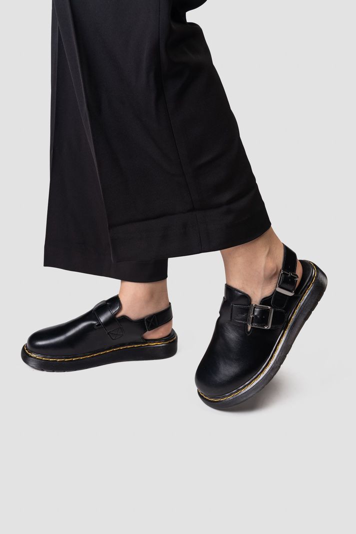 Sandalia Mujer Negro Adara Mule Zameta-3