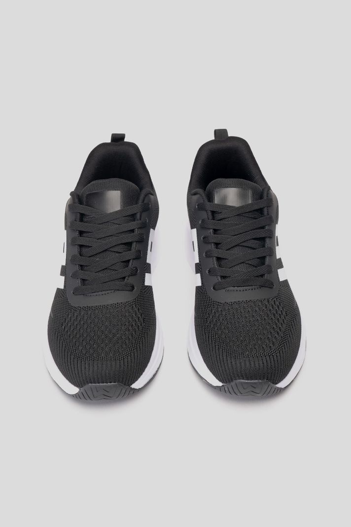 Zapatilla Hombre Blanco Negro Flowison Chinitown-3