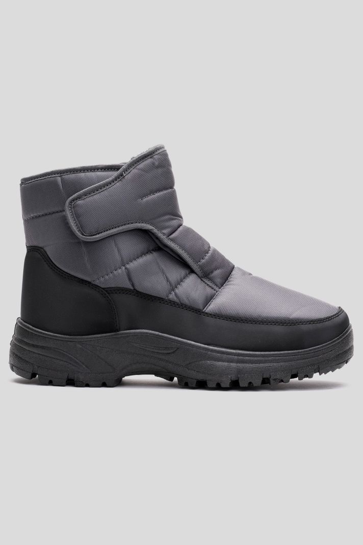 Bota Hombre Gris Invernal Chancleta-0
