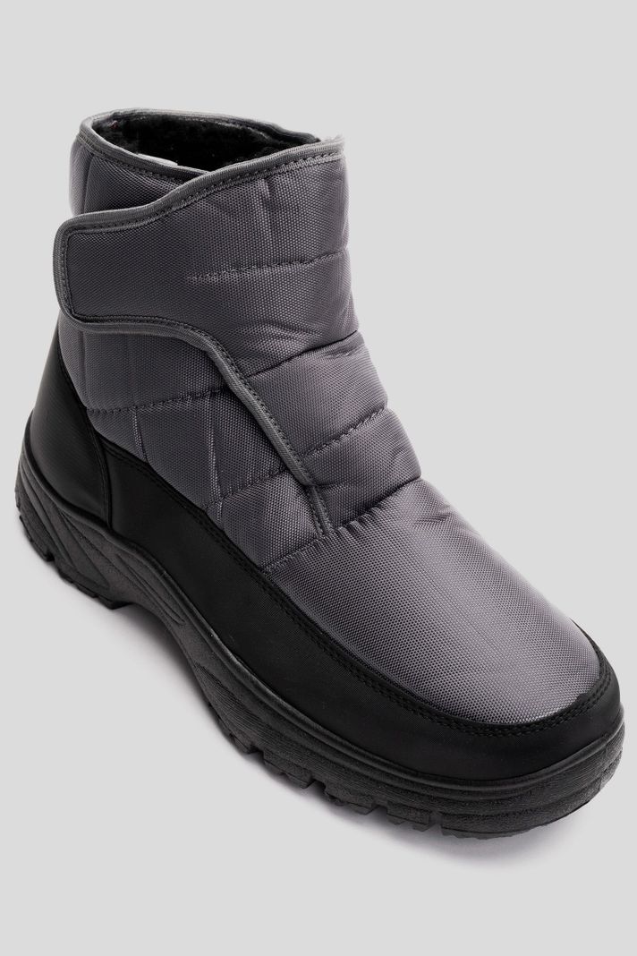 Bota Hombre Gris Invernal Chancleta-2