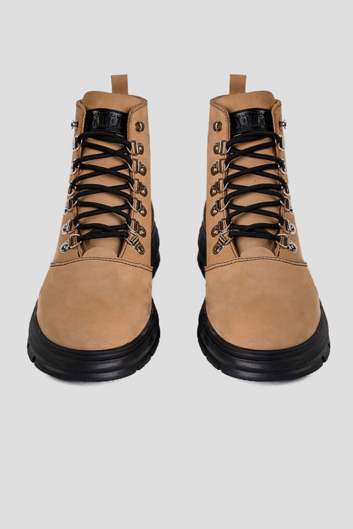 Botín Urbano Cuero Terrah Negro Camel Landazuri-1