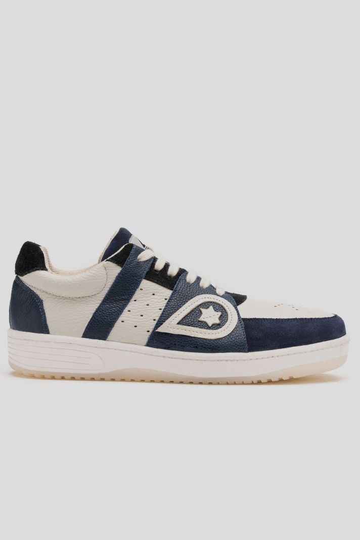Zapatilla Cuero Unus Azul Landazuri-0